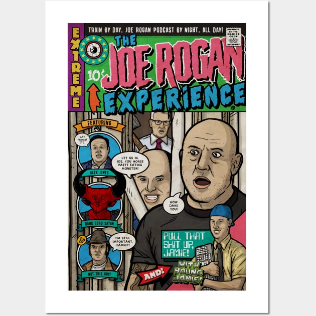 The Joe Rogan Experience (Culture Creep) Wall Art by Baddest Shirt Co.